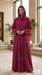CLASSIC MODEST CUT DANA WITH STALLER ABAYA SET