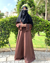 Hand-Work Sleeves With Premium Qualtiy Fabric Abaya For Summer