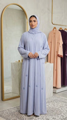 SPINNER CUT DANA ABAYA WITH STALLER SET