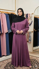 ELITE SLEEVES HAND WORK ABAYA SET
