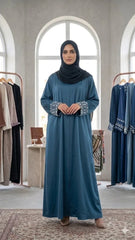 ELITE SLEEVES HAND WORK ABAYA SET