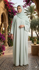 LUXURY EMBROIDERY BEGGY ABAYA WITH STALLER SET