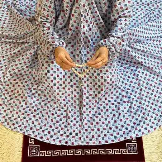 PRINTED Namaz Chadar – Dove Ensemble