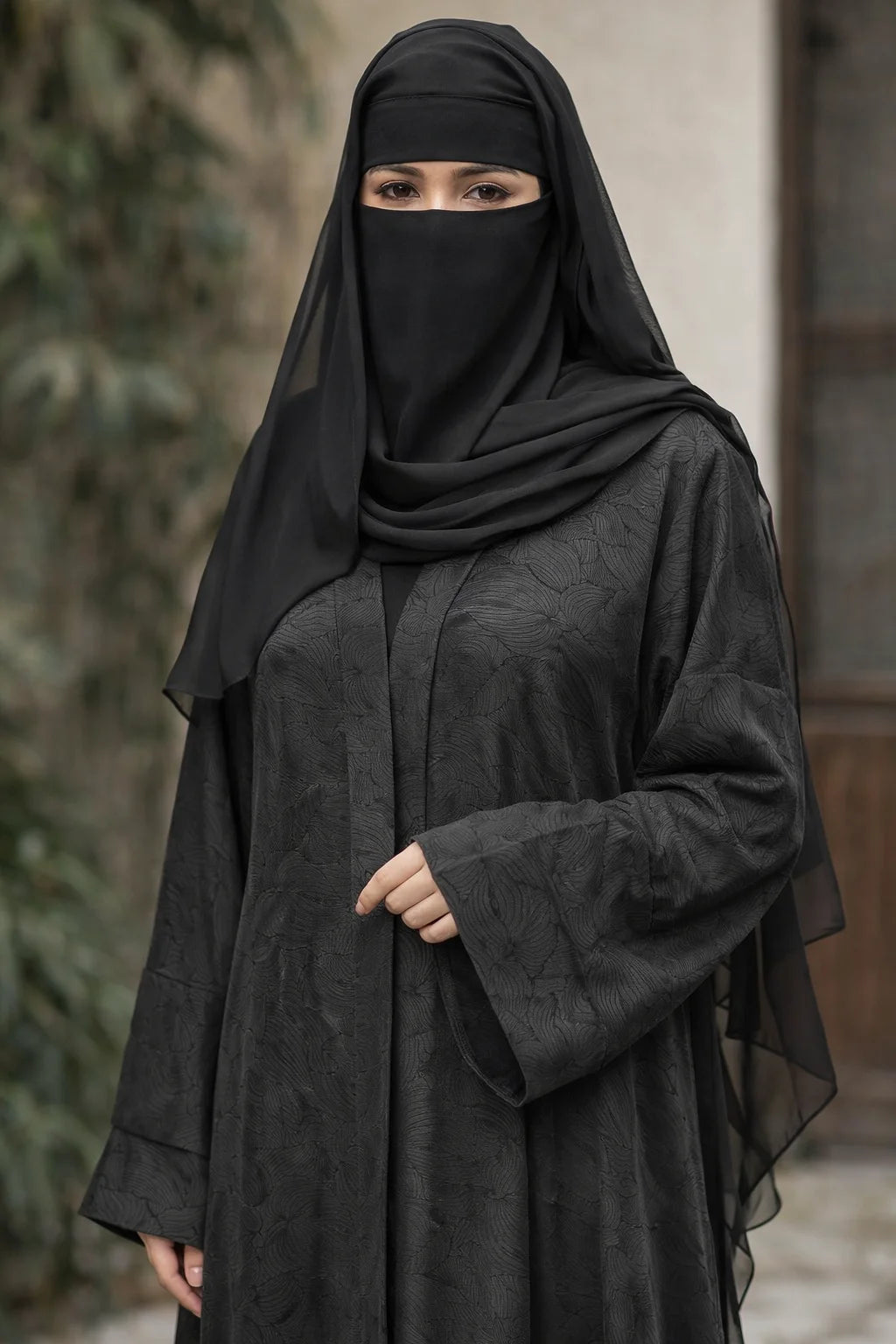 UAE/DUBAI-Imported Front Open With Premium Quality Abaya