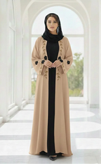Double Upper Cut Dana Work Abaya ( Cut Dana Upper + Inner + Cut Dana Staller )